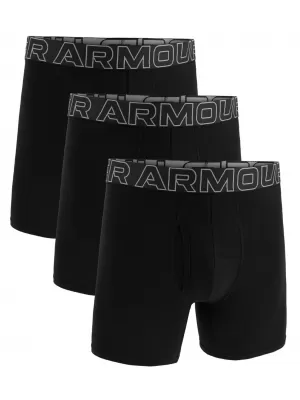 Pánske boxerky UNDER ARMOUR M UA PERF COTTON 3IN ČIERNA