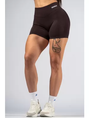 Push-up šortky s vysokým pásom POWER 893 DARK BROWN Nebbia