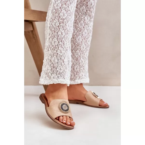  Dámske šľapky BOTO O 35304 BROWN 