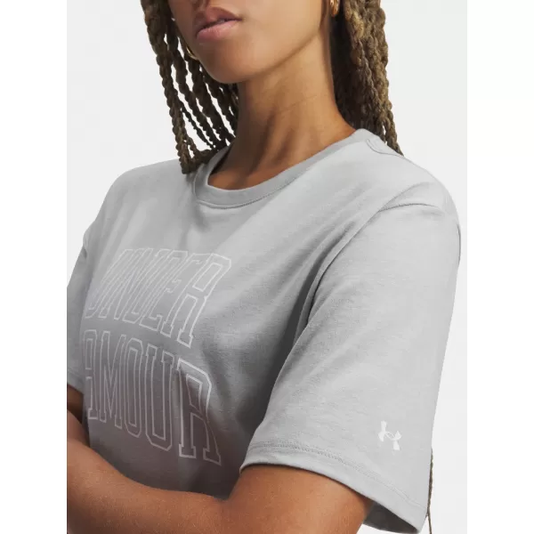  Dámske tričko UNDER ARMOUR RIVAL OS CAMPUS TEE 6007883-012 ŠEDÁ 
