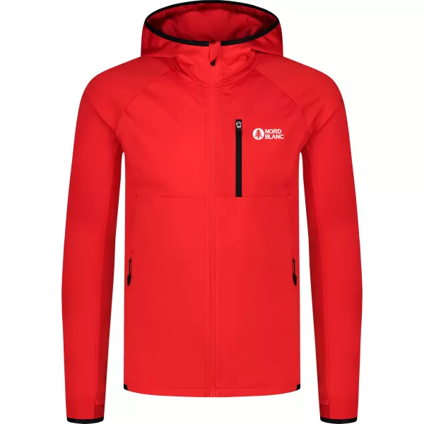  Pánska mikina powerfleece NORDBLANC CREEK NBWFM8280 ČERVENÁ 