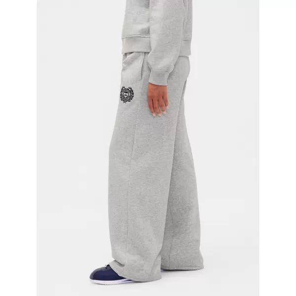  Dámske tepláky GAP WIDE LEG SWEATPANTS 852838-04 HEATHER GREY 