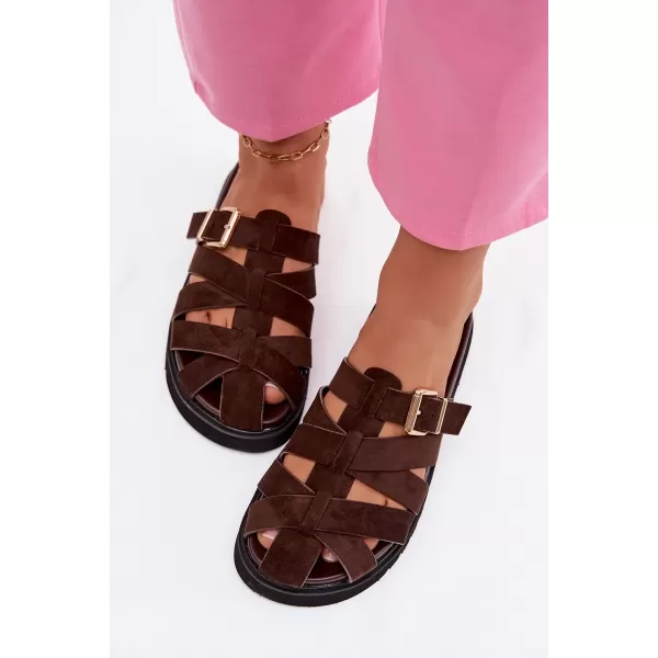  Dámske šľapky BOTO ROSELISSE 41561 BROWN 