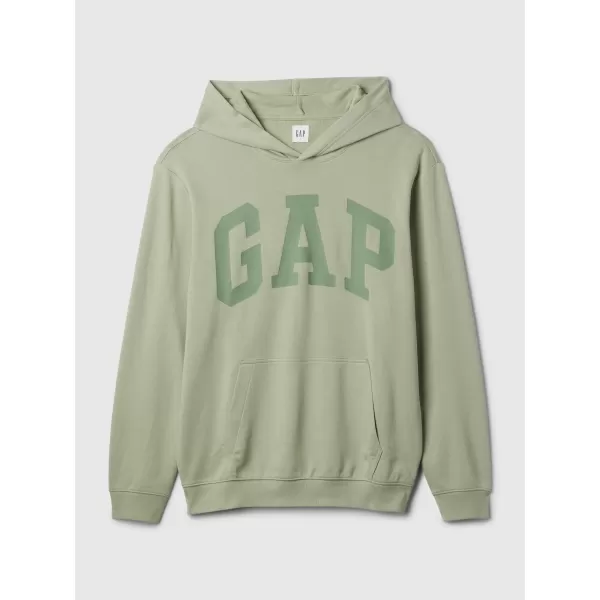  Pánska mikina GAP TONAL LOGO PULLOVER HOODIE 412282-00 DESERT SAGE 