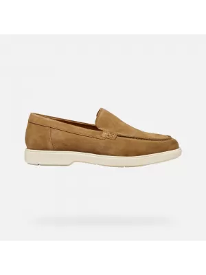 Pánske mokasíny GEOX SPHERICA EC17 G014396 HNEDÁ