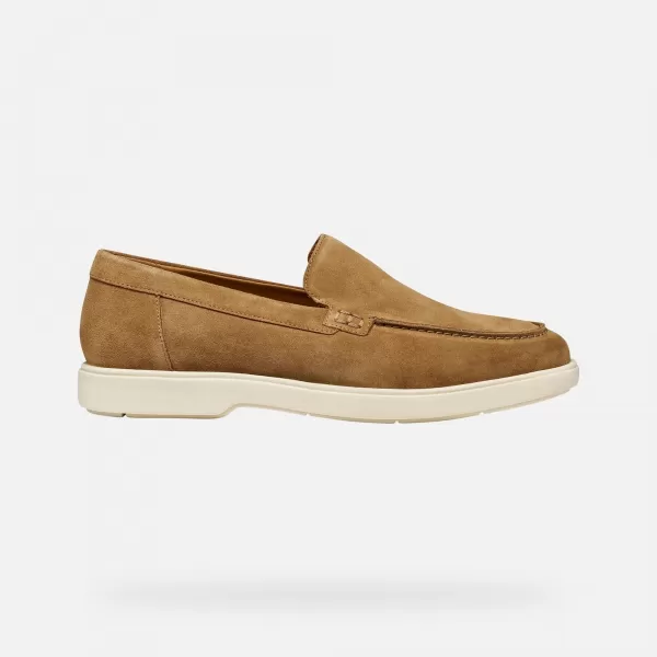  Pánske mokasíny GEOX SPHERICA EC17 G014396 HNEDÁ 