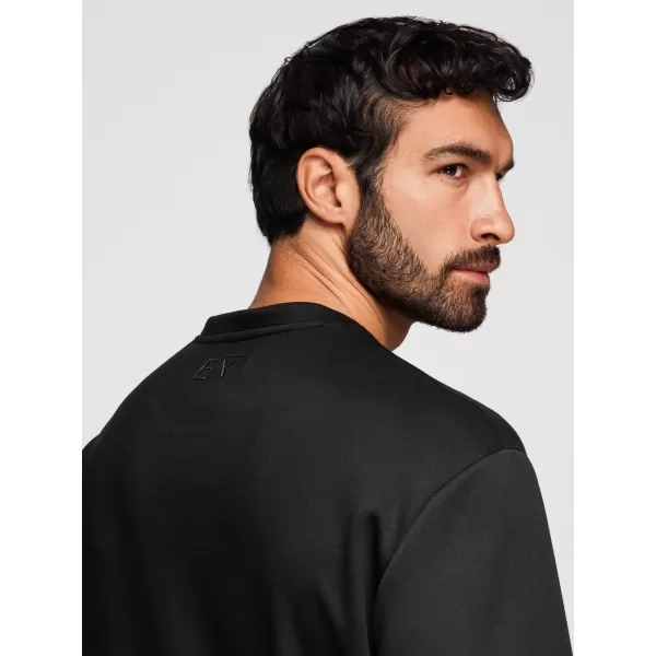  Pánska mikina OMBRE OM-SNBC-0199 BLACK 