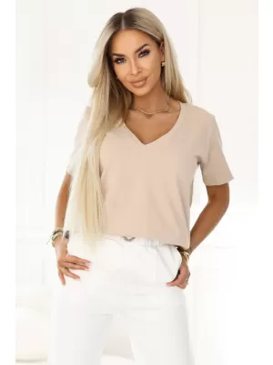 Dámske tričko NUMOCO 665-3 BÉŽOVÁ