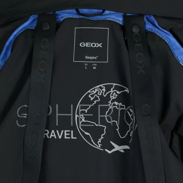  Pánska bunda GEOX SPHERICA G012280 ČIERNA 