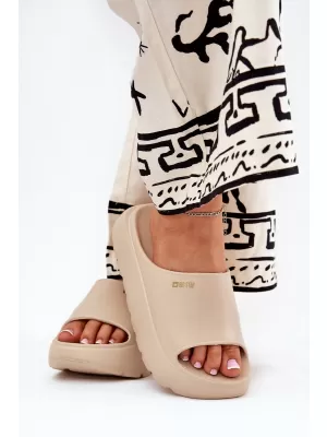 Dámske šľapky BIG STAR RR274A569 BEIGE Big Star Shoes
