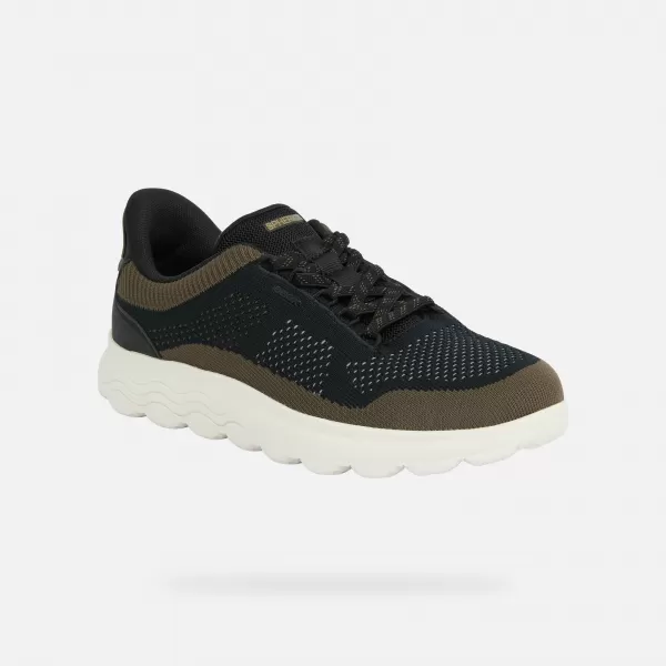  Pánske tenisky GEOX SPHERICA PLUS FAST IN G014662 ČIERNA 