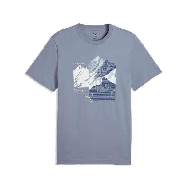  Pánske tričko PUMA GRAPHIC TEE 691779_65 SIVÁ OBLOHA 