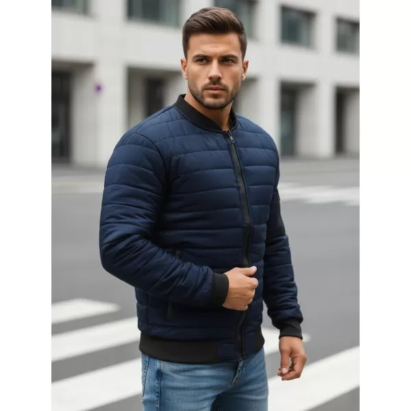 Pánska bunda DSTREET TX2205 TMAVO MODRÁ 