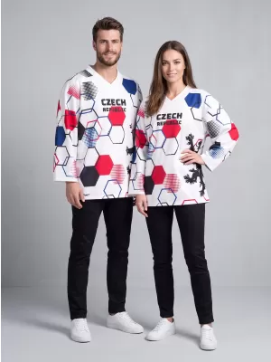 Unisex dres premium ALTISPORT VOJ/ALU036DRES01 HEXA BIELA