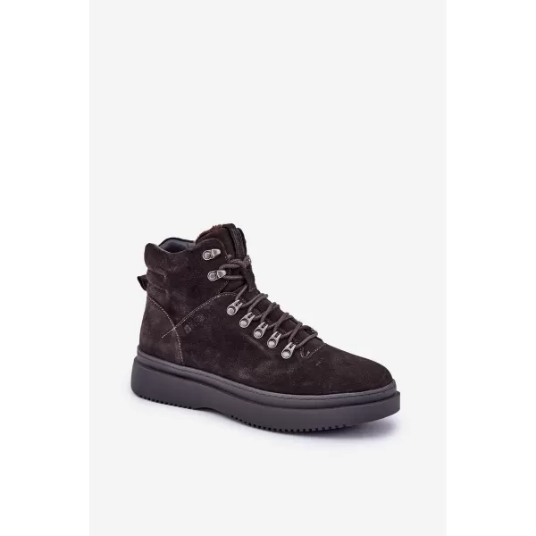  Pánske topánky BIG STAR OO174189 BROWN/BEIGE Big Star Shoes 