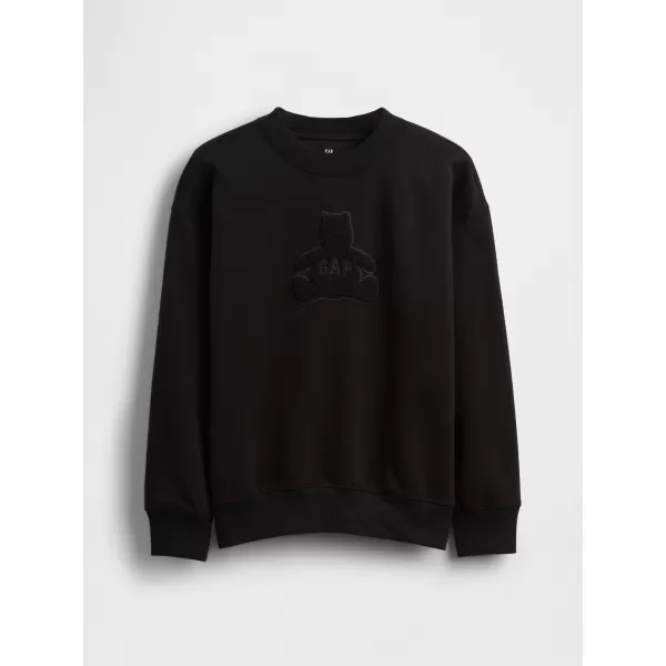  Detská mikina GAP CREW RELAXED SWEATSHIRT 844233-00 BLACK 
