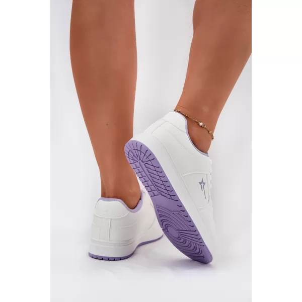  Dámske tenisky BIG STAR RR274A245 WHITE/PURPLE Big Star Shoes 