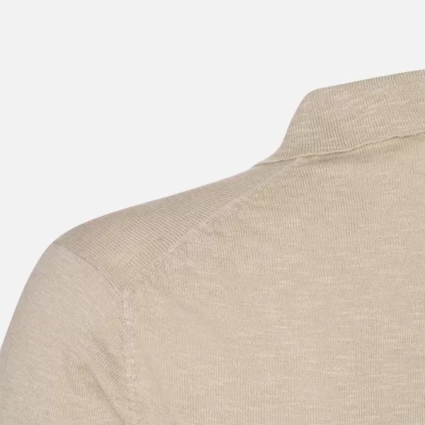  Pánske tričko GEOX KNIT G012318 BÉŽOVÁ 