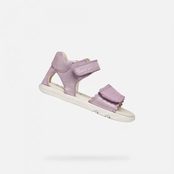  Dievčenské sandále GEOX SANDAL STEPPIEUP B656QB000CRC8020 RUŽOVÁ 