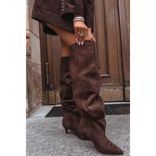 Dámske čižmy BOTO YSOLIENNE 39875 BROWN 