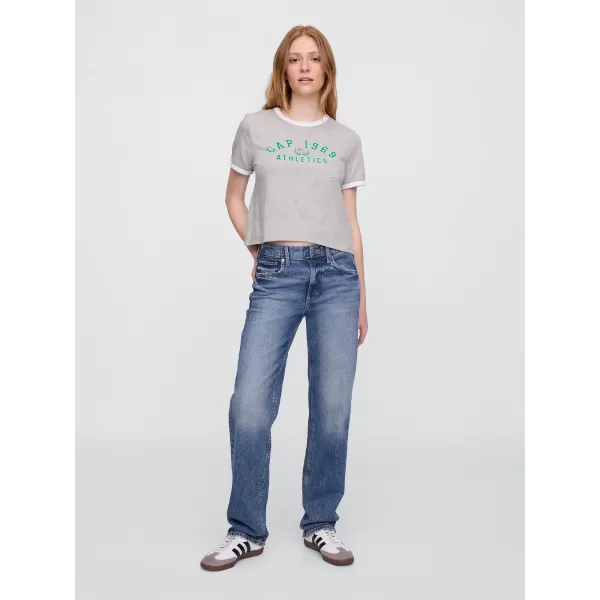  Dámske tričko GAP LOGO TEE 781556-00 MAGENTA 