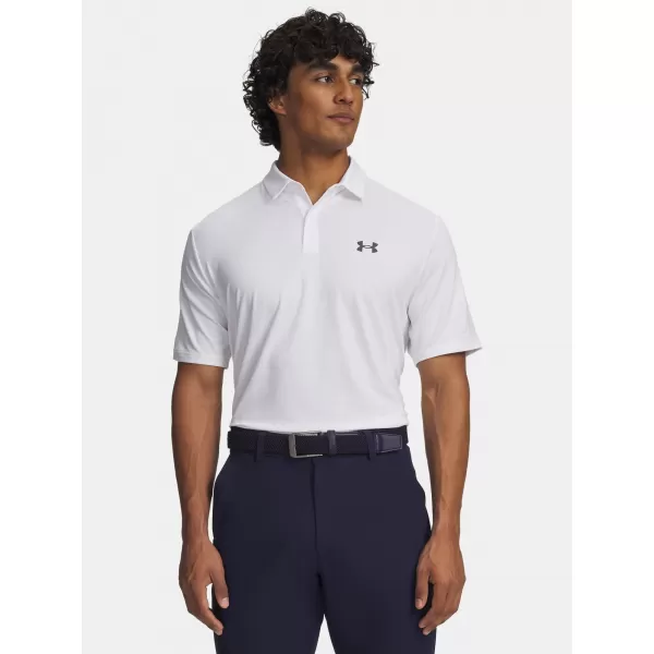  Pánske tričko UNDER ARMOUR UA MATCHPLAY POLO 6009799-100 BIELA 