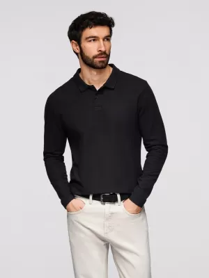 Pánske tričko OMBRE OM-POBL-0162 BLACK