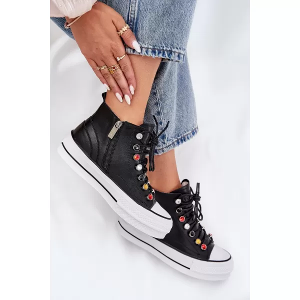  Dámske topánky GOE RR2N4101 BLACK 