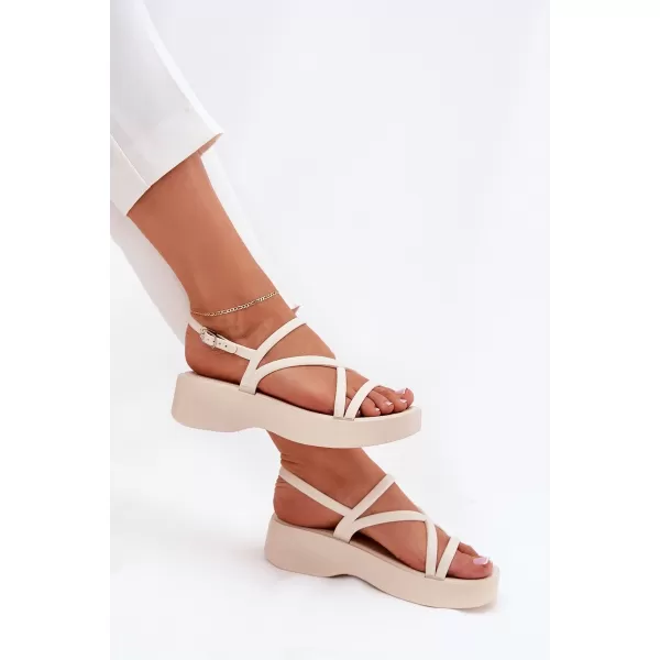  Dámske sandále BOTO CIVARA 38254 BEIGE 