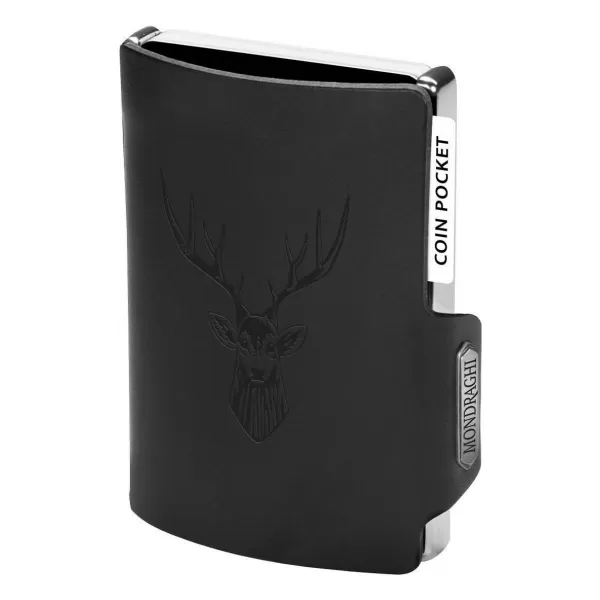  Peňaženka MONDRAGHI Silhouette Classic Deer BLACK 