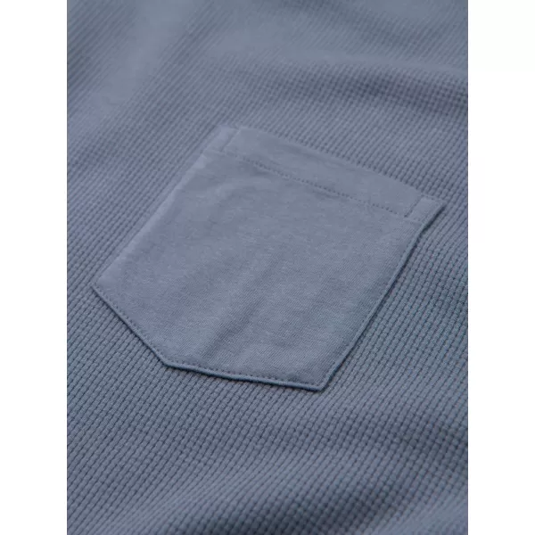  Pánske tričko OMBRE OM-LSCL-0109 MODRÝ DENIM 