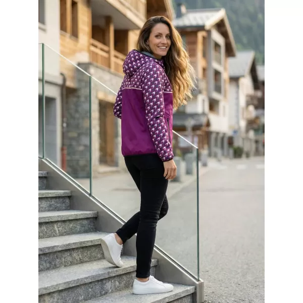  Dámska softshellová bunda premium ALTISPORT VOJ/ALW048JACK01 FIALOVÁ 