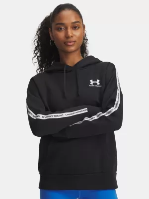 Dámska mikina UNDER ARMOUR ICON FLEECE TAPED HDY 6003708-004 ČIERNA
