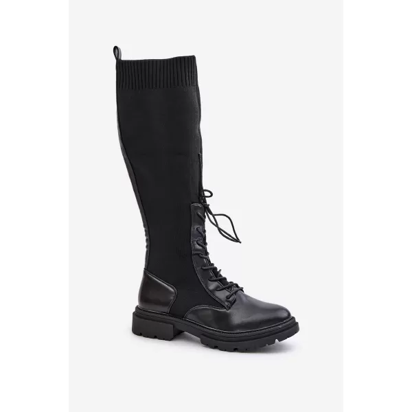  Dámske čižmy BOTO IRANEL 34803 BLACK 