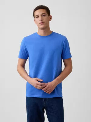 Pánske tričko GAP LOGO CREW TEE 842063-69 BELLE BLUE