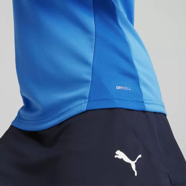  Dámske tričko PUMA TEAMGOAL TRAINING 1/4 ZIP WM 658631-02 E.BLU.LEMON/WHITE/TEAM ROYAL 