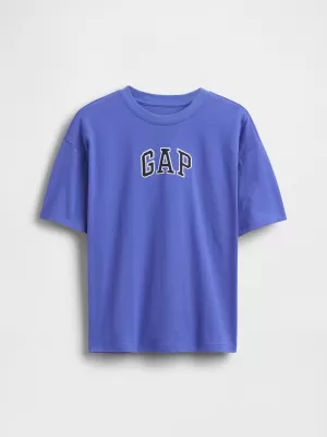 Detské tričko GAP ORIGINAL LOGO TEE 782451-04 DAZZLING BLUE