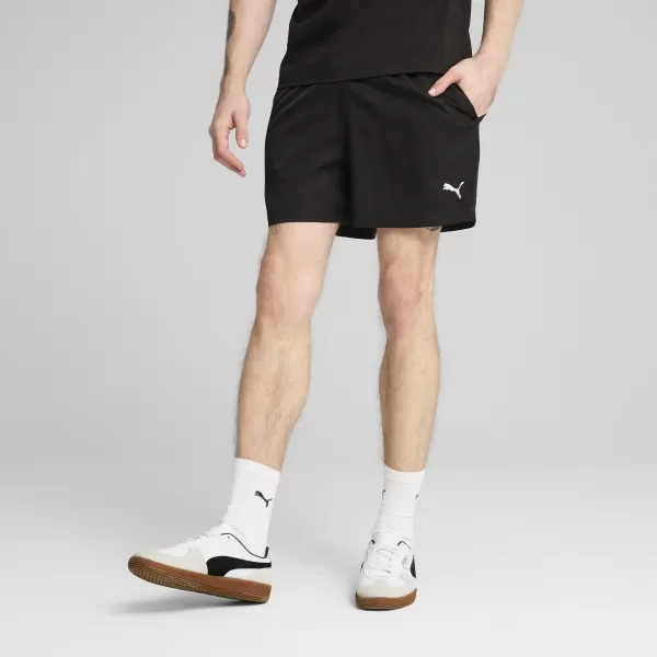  Pánske kraťasy PUMA ESS WOVEN SHORTS 682602_01 PUMA BLACK 