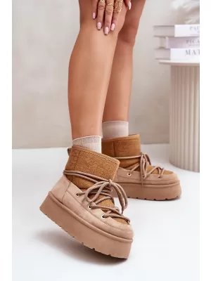 Dámske snehule BOTO MAVORA 34284 KHAKI