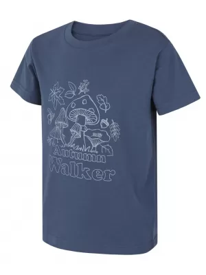 Detské tričko HUSKY TEE MUSHROOM K BLUE