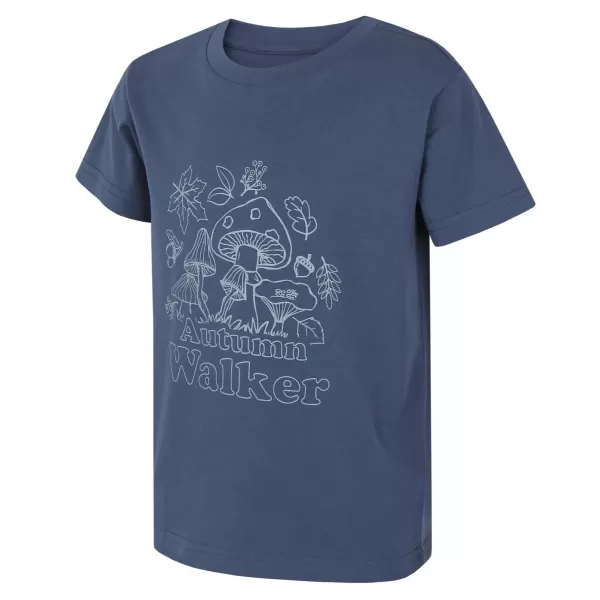  Detské tričko HUSKY TEE MUSHROOM K BLUE 