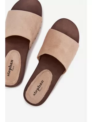 Dámske šľapky BOTO FERINNA 41222 KHAKI