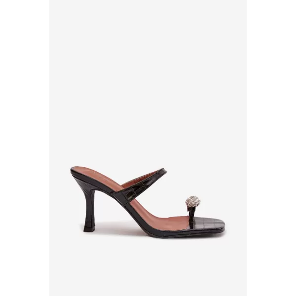  Dámske lodičky na podpätku BOTO LORISSA 41452 BLACK 