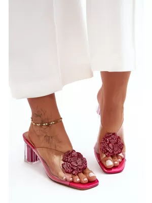 Dámske šľapky D&A MR1037-20 FUCHSIA