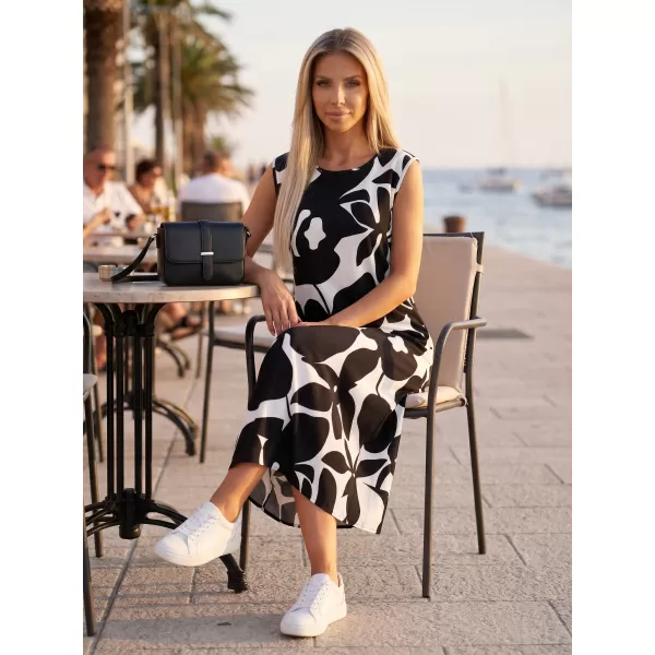  Dámske šaty ALTISPORT HELAINE BIELA/ČIERNA 
