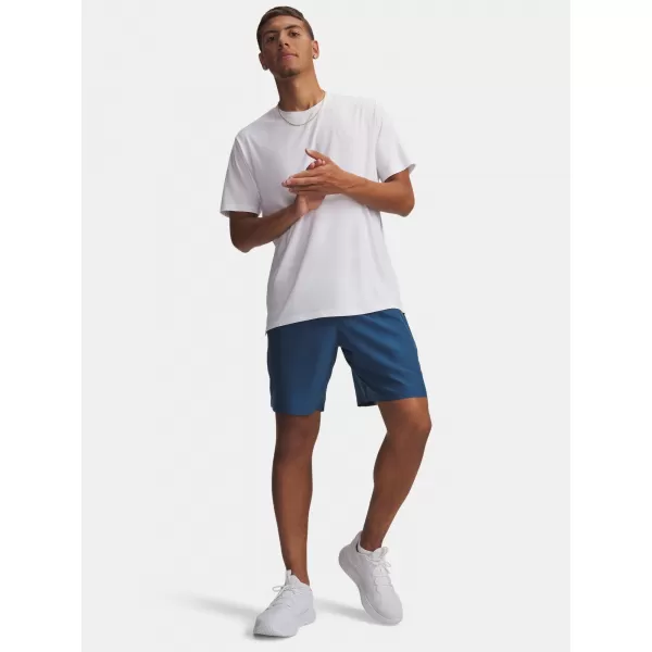  Pánske kraťasy UNDER ARMOUR UA TECH WOVEN WORDMARK SHORT 1383356-498 MODRÁ 