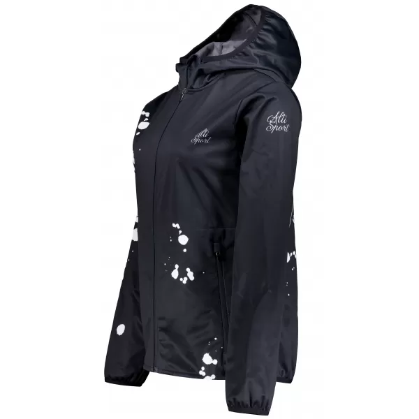  Dámska softshellová bunda premium ALTISPORT VOJ/ALW077JACK01 ČIERNA 