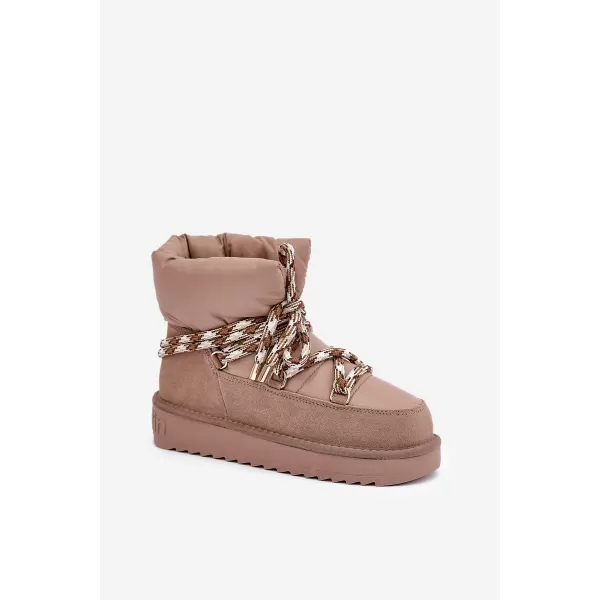  Dámske snehule D.FRANKLIN DFSH375003 TAUPE 