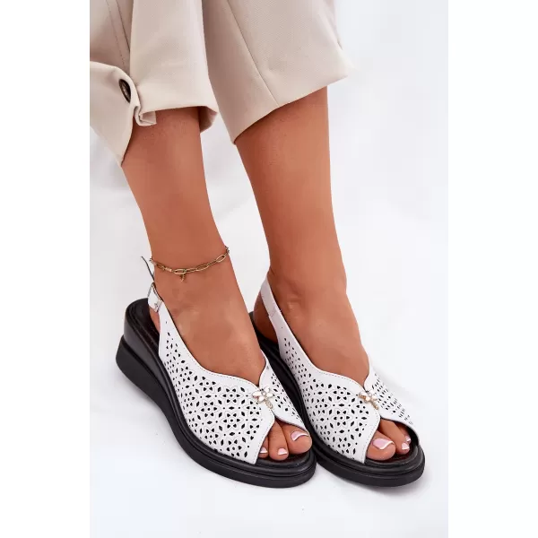  Dámske sandále VINCEZA 79529 WHITE 