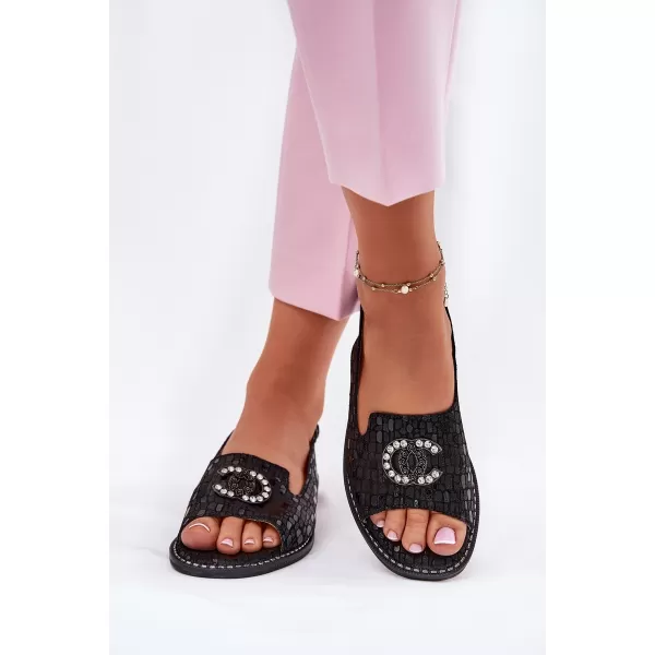  Dámske sandále S.BARSKI KV51-096 BLACK 